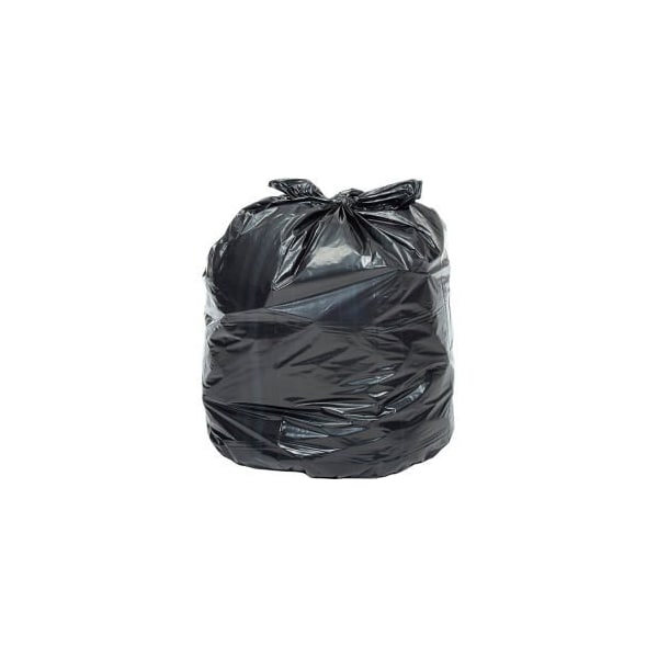 Napco Bag And Film GEC 153; Super Duty Black Trash Bags - 40 to 45 Gal, 2.5 Mil, 100 Bags/Case RM404625 - main